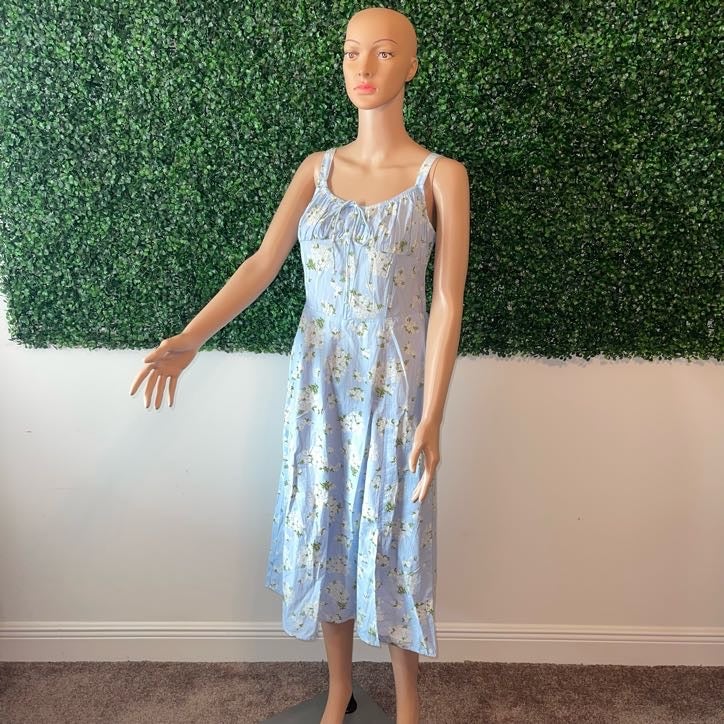 Sim & Sam Blue Floral Dress | AMONISE GERMAIN BOUTIQUE Sim & Sam Blue Floral Dress | AMONISE GERMAIN BOUTIQUE